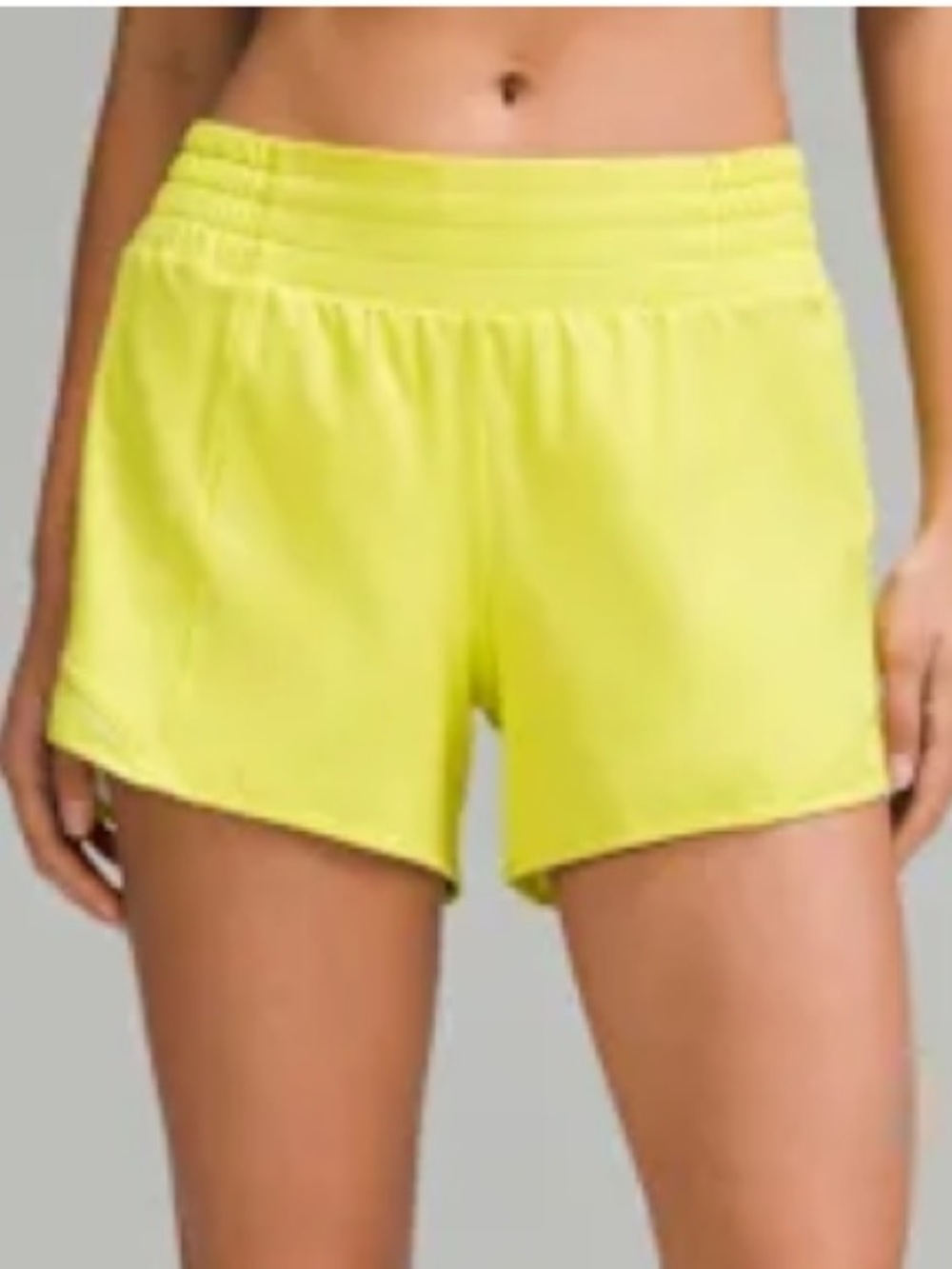 Lululemon Women’s Neon Yellow Performance Shorts